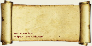 Miljana Pjanić vizit kartica